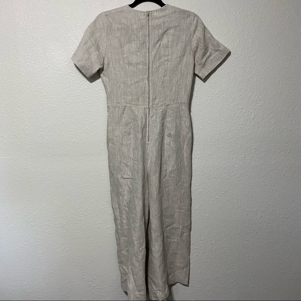 Shaina Mote Verana Jumpsuit 100% Linen 2 Euc Natural — image 5 of 8